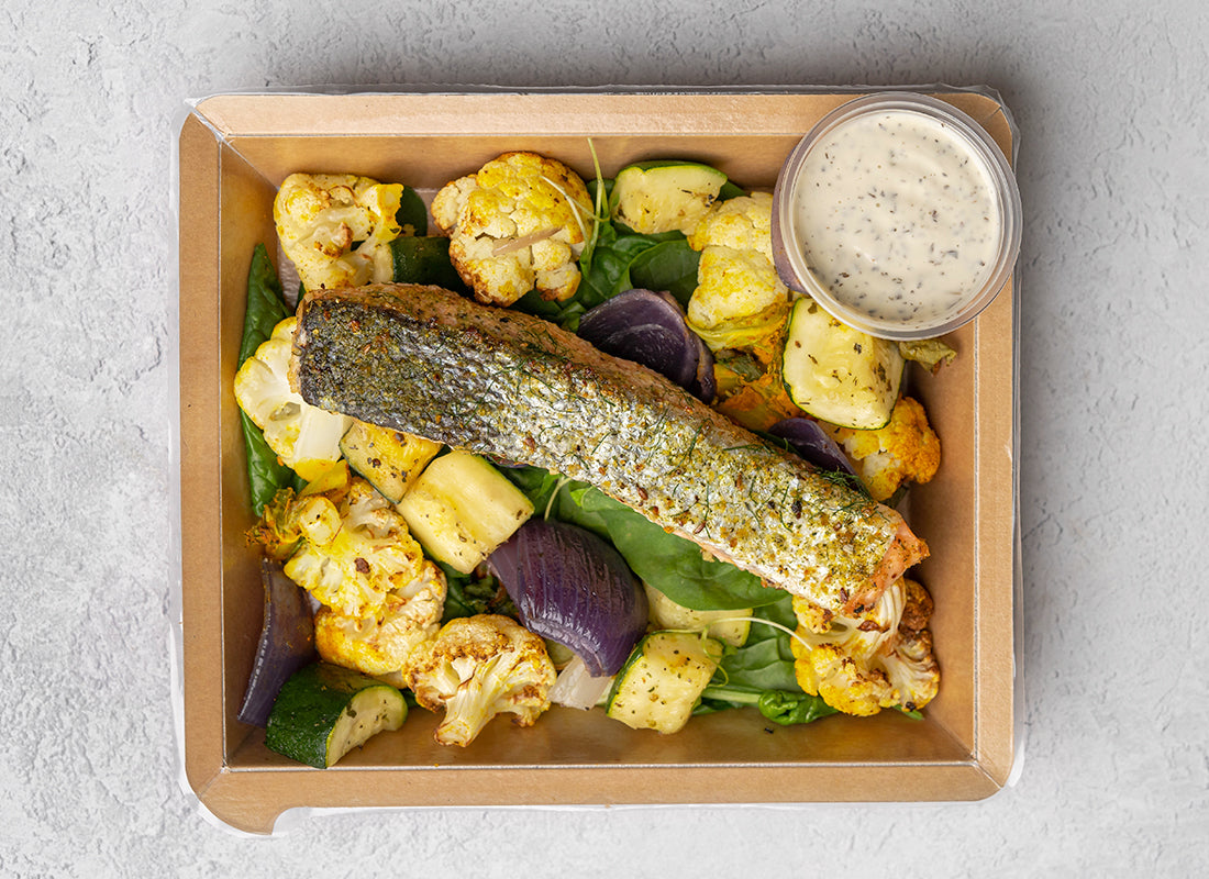 Citrus Salmon + Seasonal Veg