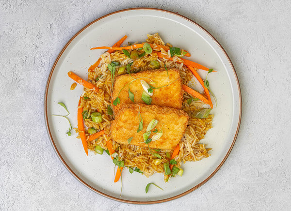 Tofu Katsu + Steamed rice
