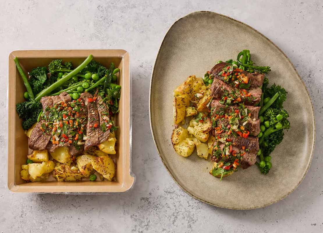 Argentinian Chimichurri Steak & New Potatoes
