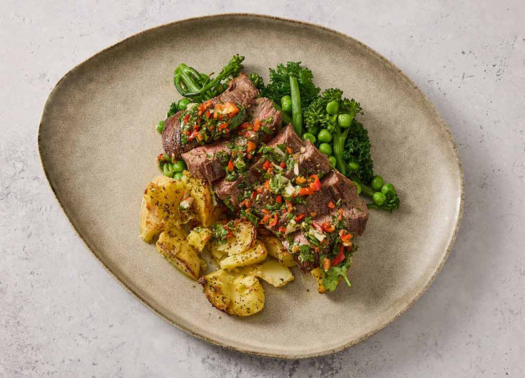 Argentinian Chimichurri Steak & New Potatoes