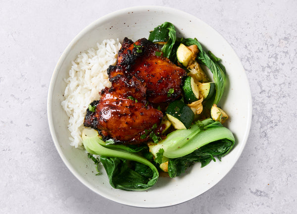 Gochujang Honey Chicken & Sushi Rice