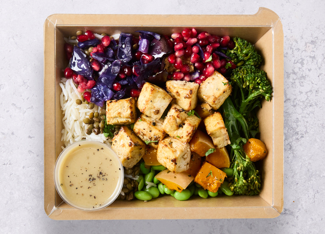 Miso Maple Tofu Buddha Bowl