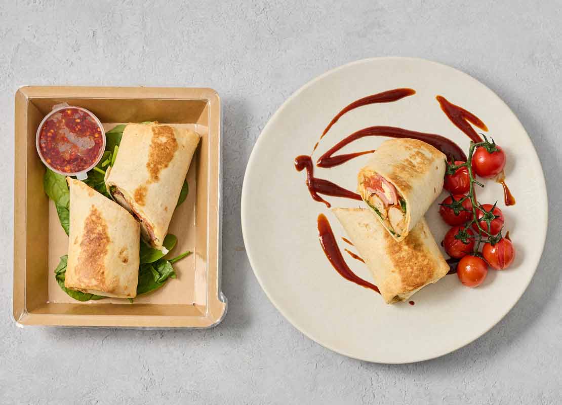 High Protein Breakfast Burrito
