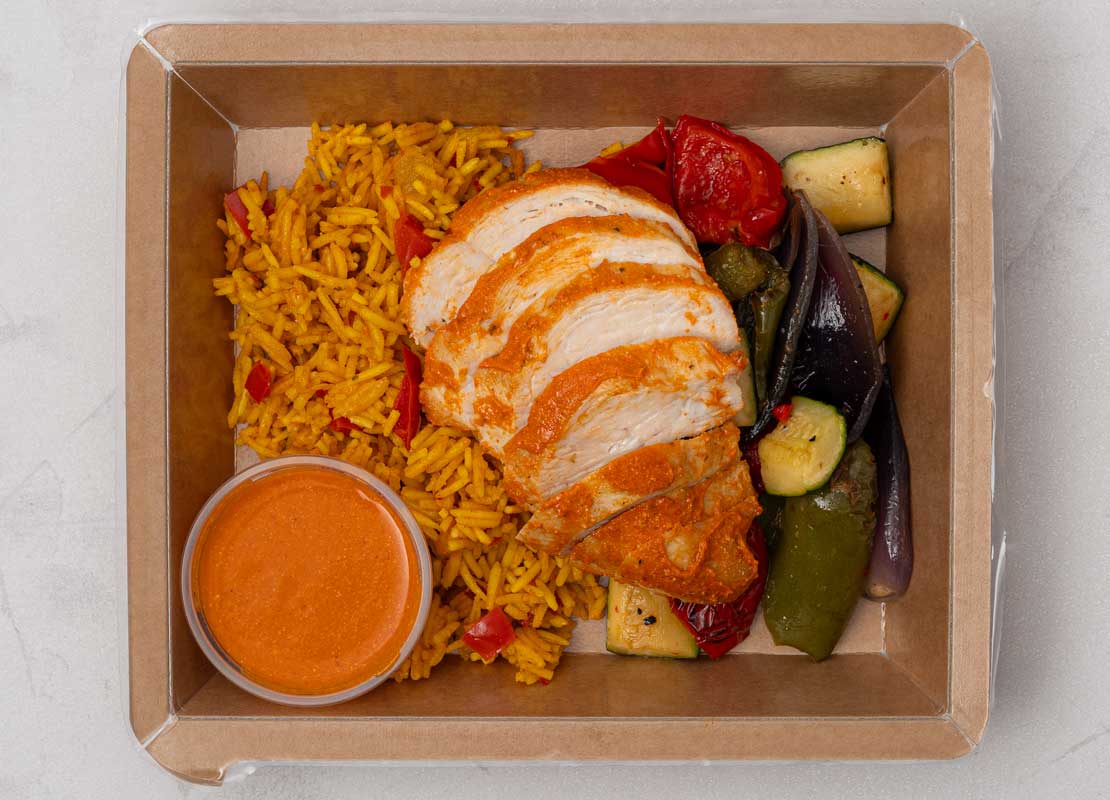 Buffalo Chicken + Mexican Rice