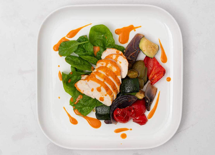 Buffalo Chicken + Med Veg