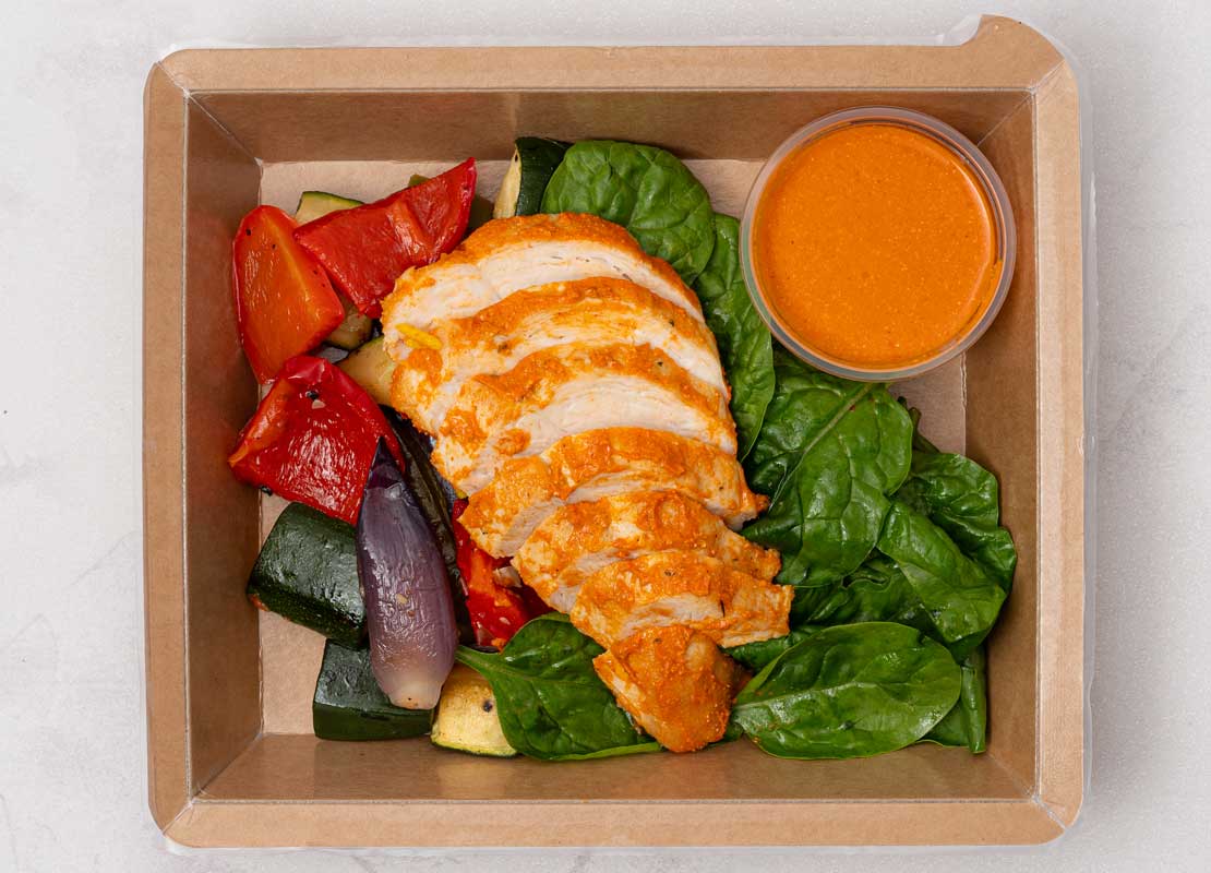 Buffalo Chicken + Med Veg