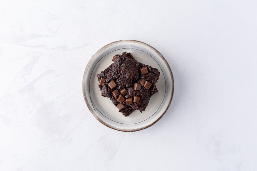 Chocolate + Prune Brownie Bites