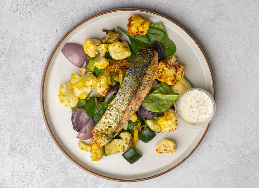 Citrus Salmon + Seasonal Veg