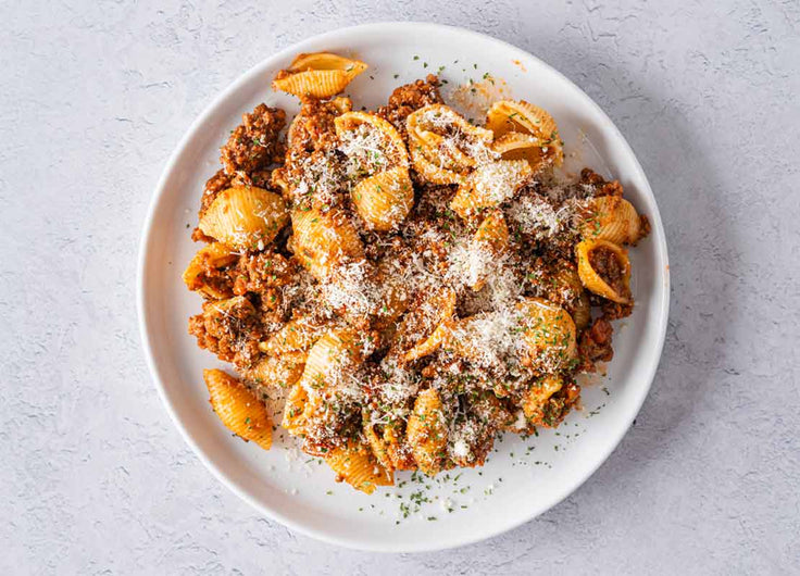 Conchiglie Beef Ragu with Parmesan