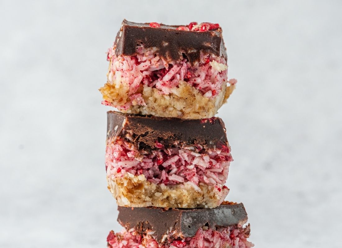 Organic Raspberry + Coconut Bites