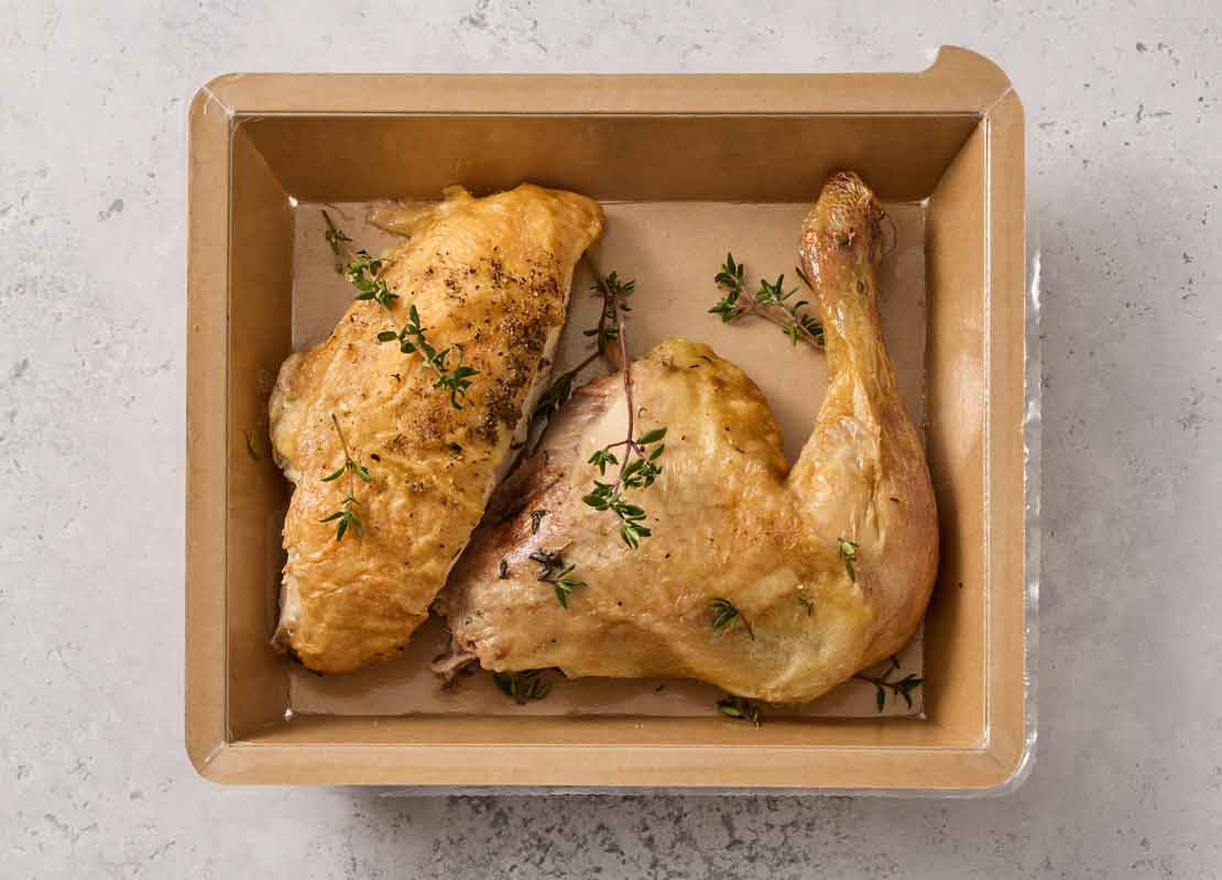 1/2 Roast Chicken with Sea Salt & Thyme