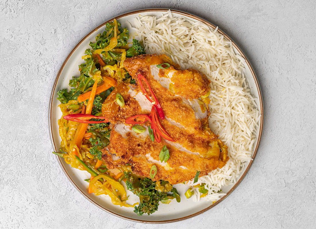 Chicken Katsu Curry + Steamed Rice
