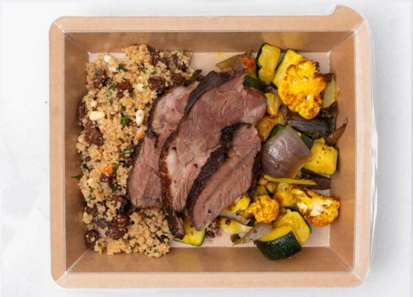 Slow-Cooked Spiced Lamb + Moroccan Couscous
