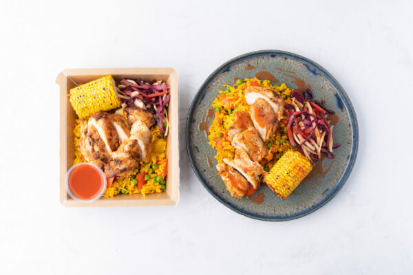 Piri Piri Chicken + Mexican Rice